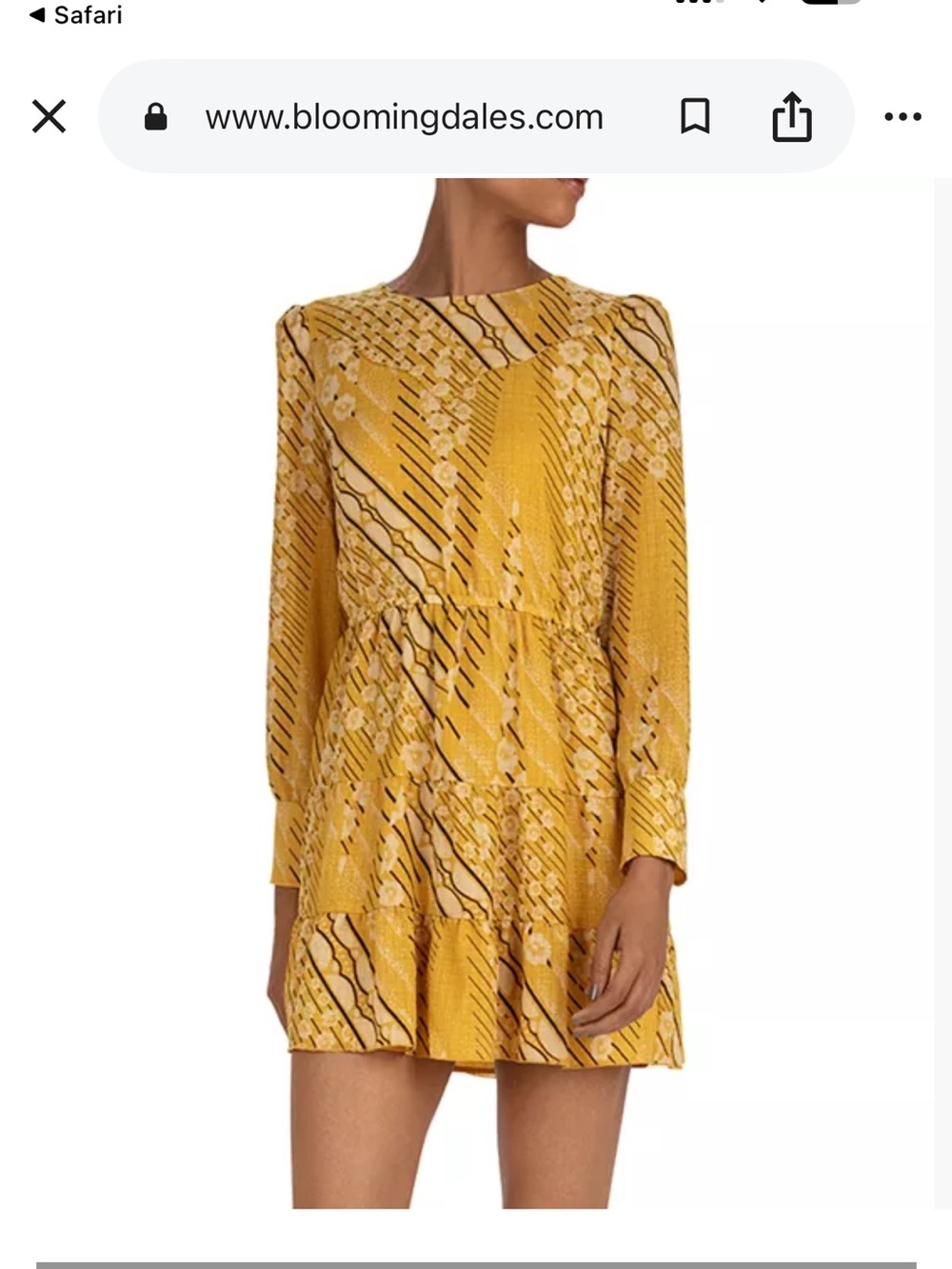 ba&sh Ophe Tiered Dress size Large